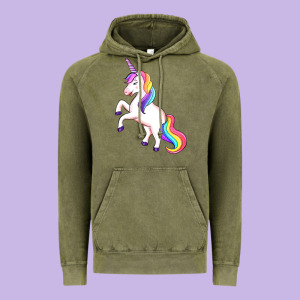Unicorn Vintage Hoodie Designed By Artiststas