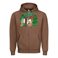 Chestnut camp life Zipper Hoodie - MaliasSmallBusiness