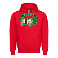 Red camp life Zipper Hoodie - MaliasSmallBusiness