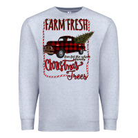 Heather Grey Farm Fresh Christmas Premium Sweatshirt - Bettercallsaul