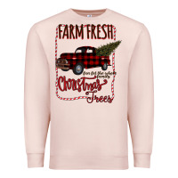 Pale Pink Farm Fresh Christmas Premium Sweatshirt - Bettercallsaul