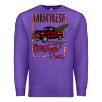 Purple Farm Fresh Christmas Premium Sweatshirt - Bettercallsaul