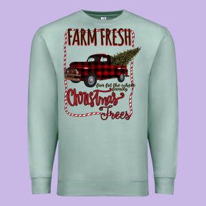 Farm Fresh Christmas Premium Sweatshirt Designed By Bettercallsaul