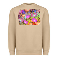 Mushroom colourful pumpkin background Heavyweight Sweatshirt - AdoDesignShop