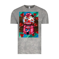 Cloud Rock candy machine  with heart candies  air Vintage Tee - AdoDesignShop