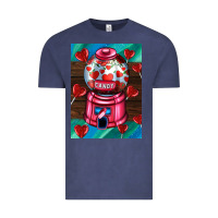 Candy Machine  With Heart Candies  Air Vintage Tee | Teevron