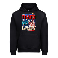 Black Thats my lady 4th of july Urban Hoodie - CowGirlArtShop