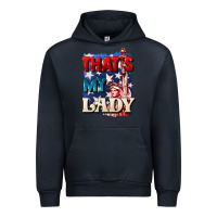 Navy Thats my lady 4th of july Urban Hoodie - CowGirlArtShop