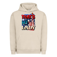 Pigment French Oak Thats my lady 4th of july Urban Hoodie - CowGirlArtShop