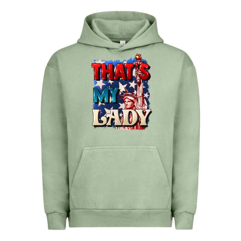 Thats My Lady 4th Of July Urban Hoodie by CowGirlArtShop | Teevron