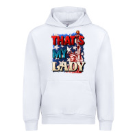 White Thats my lady 4th of july Urban Hoodie - CowGirlArtShop
