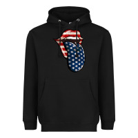 Black American Toungue for 4th of July Heavyweight Hoodie - Bettercallsaul