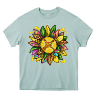 Arona lemon sunflower Heavy Core Tee - texasbilliewilder