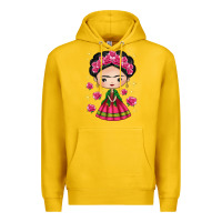 Lemon Mexican Girl Premium Hoodie - texasbilliewilder