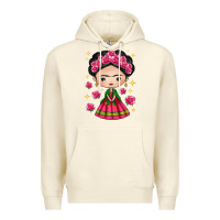 Sandshell Mexican Girl Premium Hoodie - texasbilliewilder