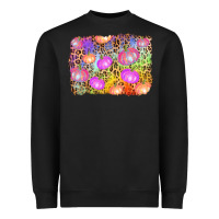 Black colourful pumpkin background Heavyweight Sweatshirt - AdoDesignShop