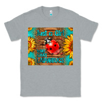Heather Grey just a girl who loves ladybugs Classic Tee - LillyAllenDesigns