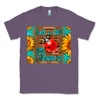 Lavender just a girl who loves ladybugs Classic Tee - LillyAllenDesigns