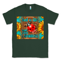 Sports Green just a girl who loves ladybugs Classic Tee - LillyAllenDesigns