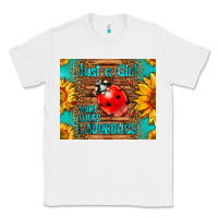 White just a girl who loves ladybugs Classic Tee - LillyAllenDesigns