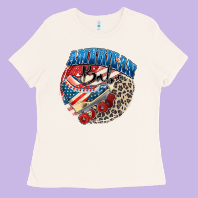 American Babe Ladies Tee Designed By Zillion Design Studio