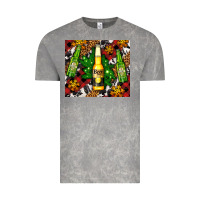 Cloud Rock beer bottles with golden snow Vintage Tee - AdoDesignShop