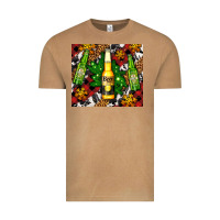 Vintage Camel beer bottles with golden snow Vintage Tee - AdoDesignShop