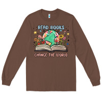 Chestnut book lover Long Sleeve Tee - MaliasSmallBusiness