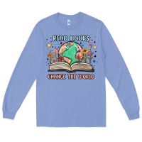 Colony Blue book lover Long Sleeve Tee - MaliasSmallBusiness