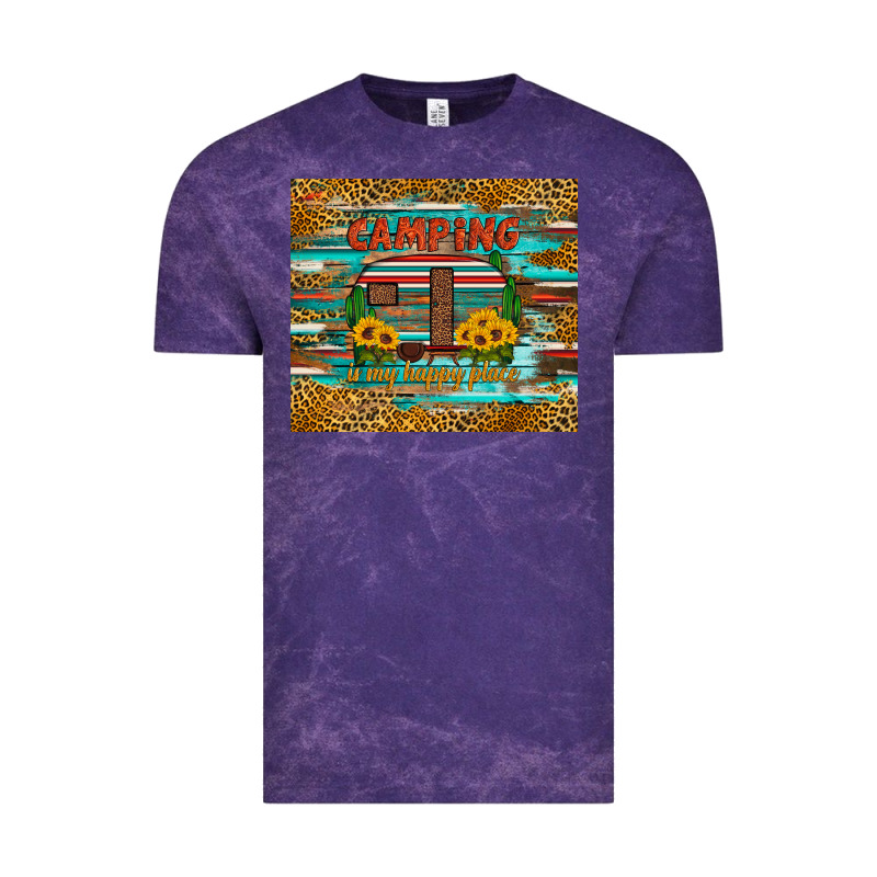 Camping Is My Happy Place Vintage Tee by Artiststas | Teevron