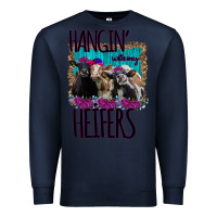 Navy Hangin With My Heifers Premium Sweatshirt - Bettercallsaul