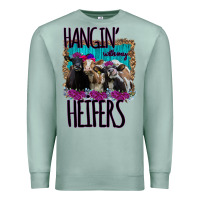 Seafoam Hangin With My Heifers Premium Sweatshirt - Bettercallsaul