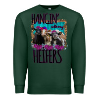 Sports Green Hangin With My Heifers Premium Sweatshirt - Bettercallsaul