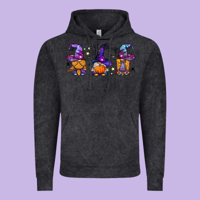 Witch Gnomes Halloween Vintage Hoodie Designed By Bundleandbundleshop