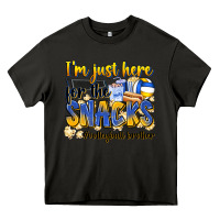 Asphalt i'm just here for the snacks #volleyball brother Heavy Core Tee - Zillion Design Studio