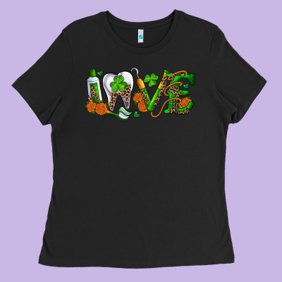 Ladies Tee Dental Love St. Patricks Day