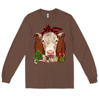 Chestnut Christmas Hereford Long Sleeve Tee - JahusDesignShop