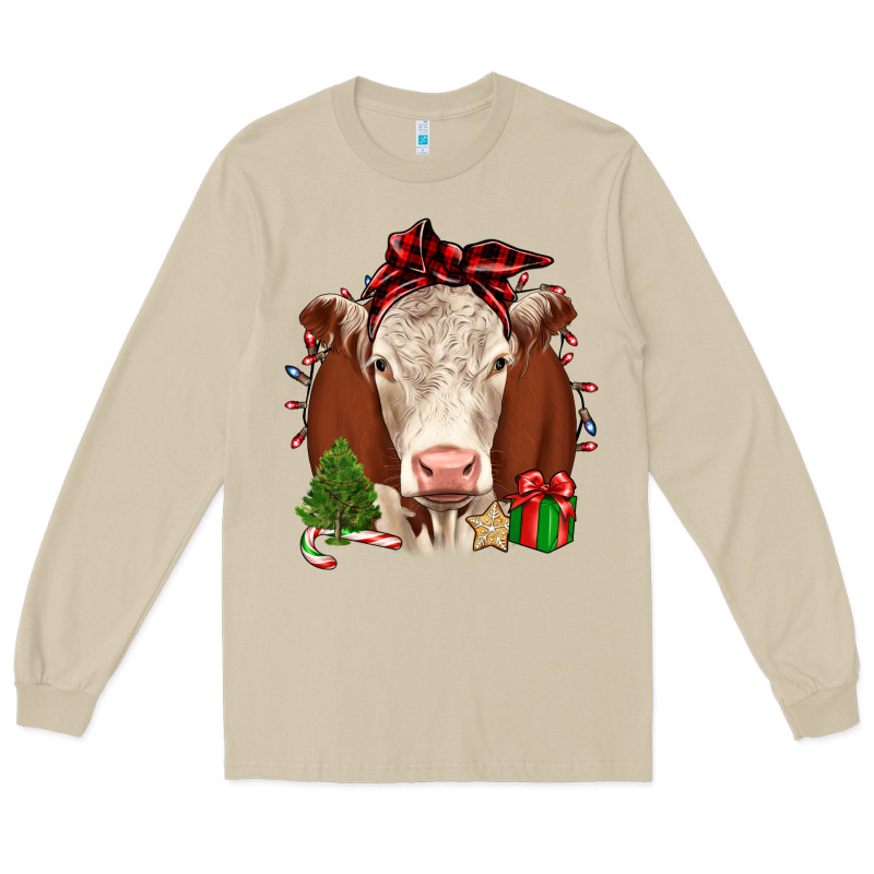 Christmas Hereford Long Sleeve Tee by JahusDesignShop | Teevron
