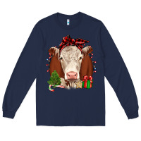 Navy Christmas Hereford Long Sleeve Tee - JahusDesignShop