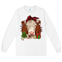 White Christmas Hereford Long Sleeve Tee - JahusDesignShop