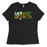 Black Dental Love St. Patricks Day Ladies Tee - RanaPortraitStore