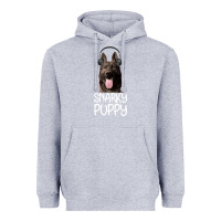 Heather Grey Snarky Puppy Heavyweight Hoodie - Bettercallsaul