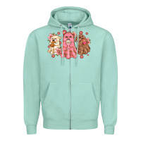 Seafoam mexican desert ghosts Zipper Hoodie - MaliasSmallBusiness