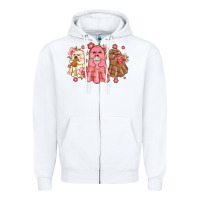 White mexican desert ghosts Zipper Hoodie - MaliasSmallBusiness