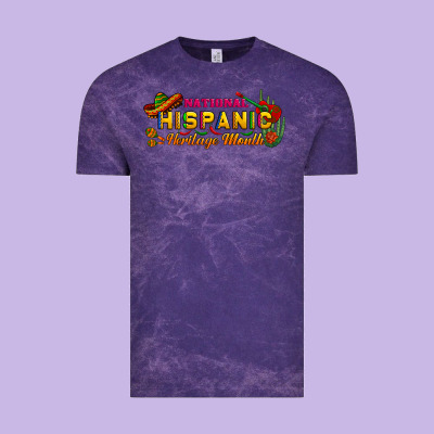 National Hispanic Heritage Month Vintage Tee Designed By Bundleandbundleshop