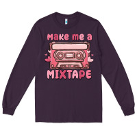 Plum make me a mixtape Long Sleeve Tee - MaliasSmallBusiness