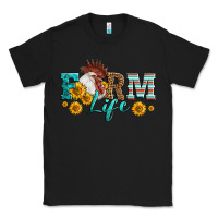 Black Western Farm Life Rooster Head Classic Tee - LillyAllenDesigns