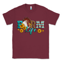 Burgundy Western Farm Life Rooster Head Classic Tee - LillyAllenDesigns