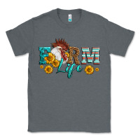 Charcoal Heather Western Farm Life Rooster Head Classic Tee - LillyAllenDesigns