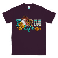 Plum Western Farm Life Rooster Head Classic Tee - LillyAllenDesigns
